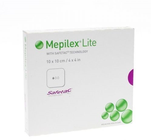 Mepilex lite - 10 x 10 cm - 1 x 5 st