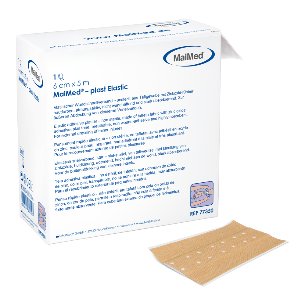 MaiMed-plast Elastic - 6 cm x 5 m -  1 st