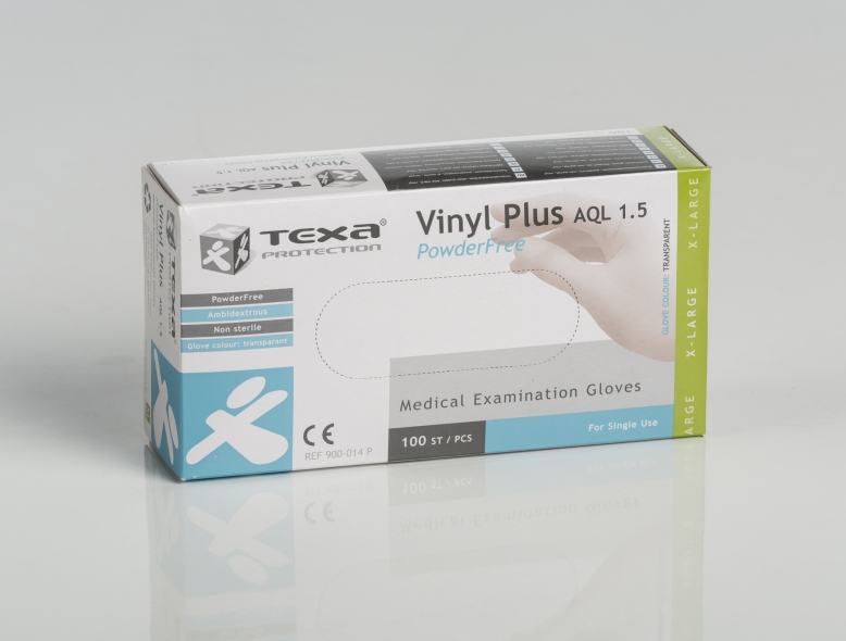 Handschoenen Vinyl - niet-steriel - poedervrij - wit - XL - 10 x 100 st