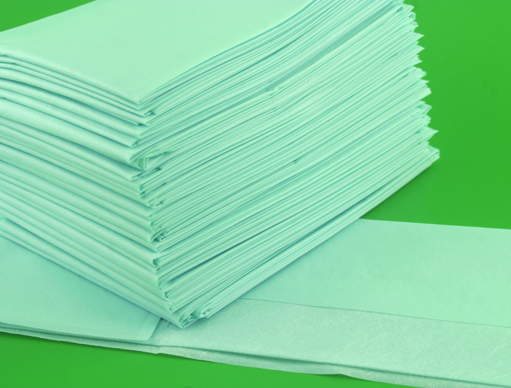 Steriele velden 45 x 75 cm - 2-lagig - absorberend non-woven + PE film - 1 x 50 st