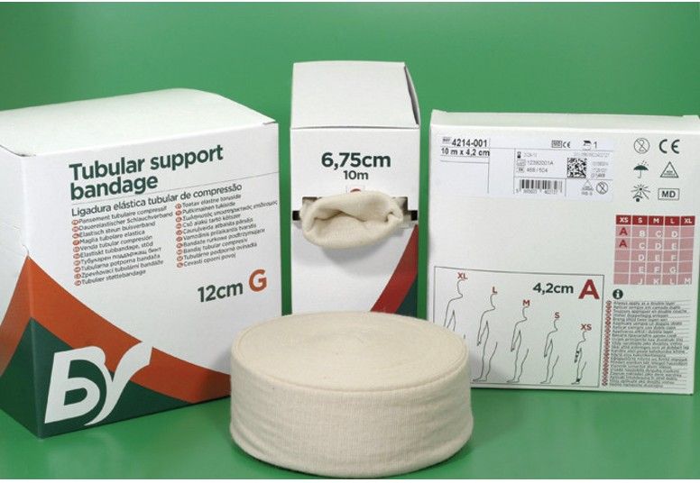 Elastisch buisvormig steunverband - maat k - 21,5 cm x 10 m - 1 st