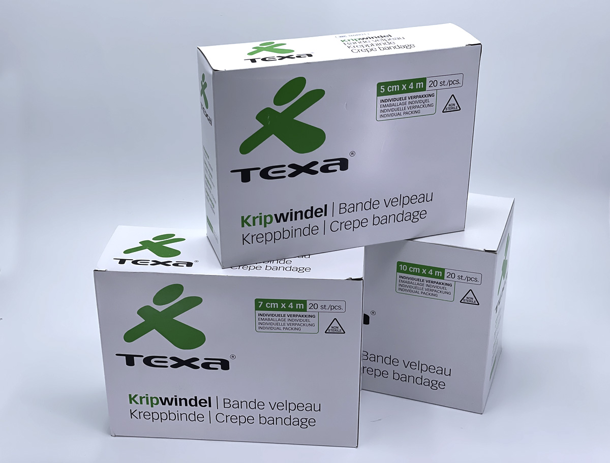 Texa® kripwindels 80 gr -10 cm x 4 m - 20 st