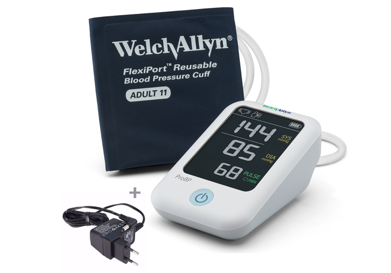 Welch Allyn ProBP 2000 Digital NIBP - FlexiPort herbruikbare manchet maat 11 - Volwassenen- incl. 4 AA batterij en adapter - 1 st