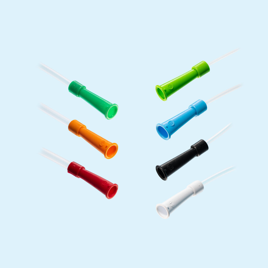 Nelaton sonde PVC - wegwerp - rood - CH18 - 38 cm - steriel - 1 x 100 st