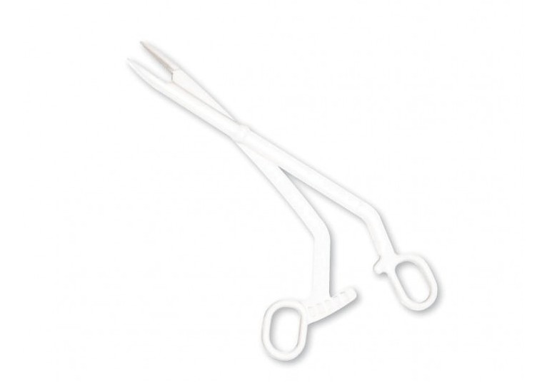 Cheron pincet - plastic - wit - 25 cm - 1 x 25 st