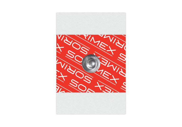 ECG elektroden - resting - solid - adult - 30x44 mm - 40x50 st