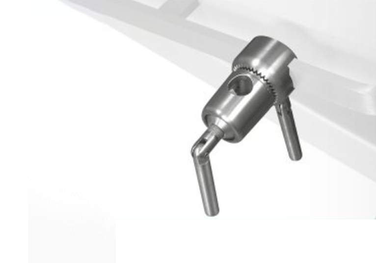 Draaiklem voor rail 25 x 10 mm - Kompact onderzoekstafel - 1 st