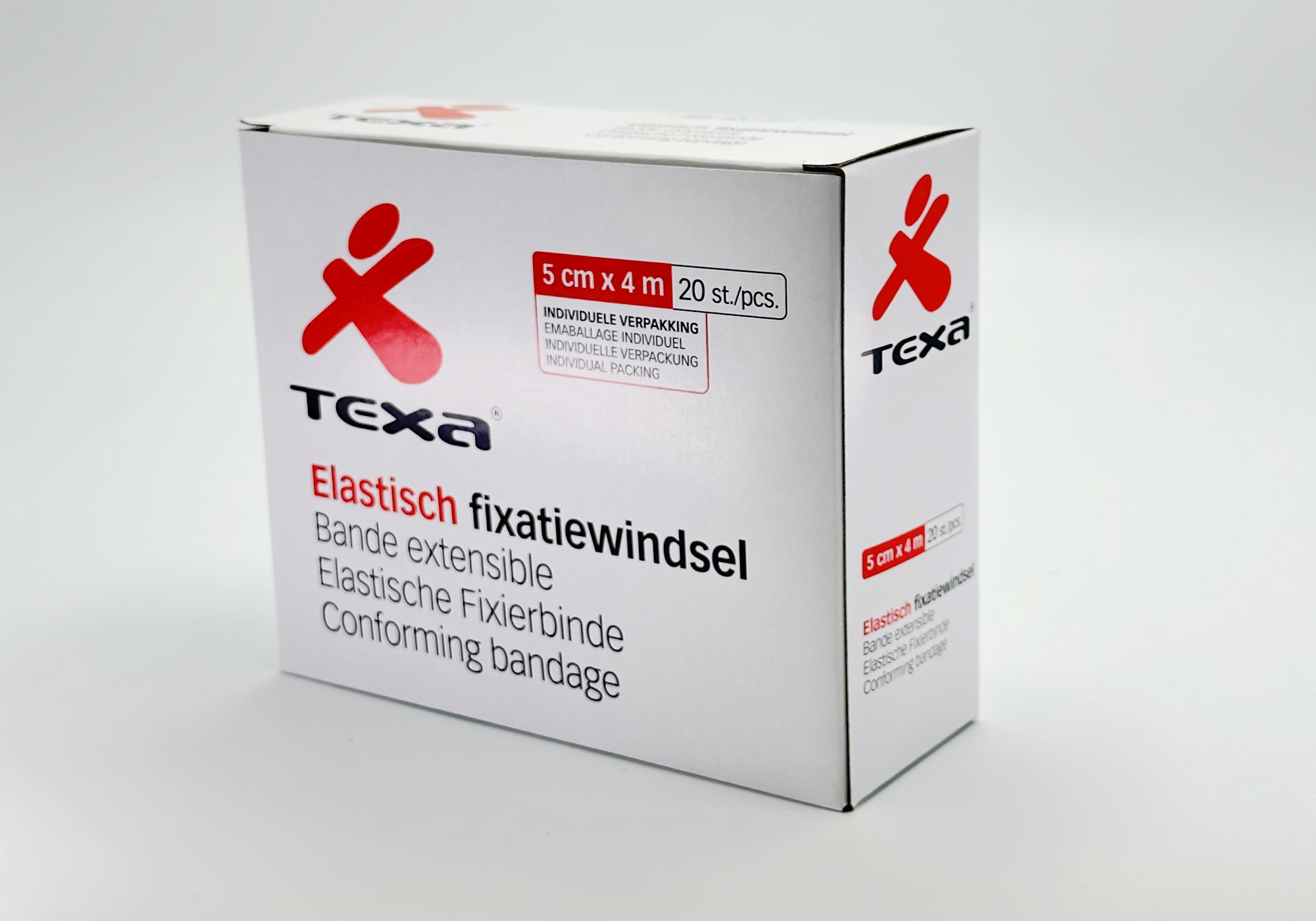 Texa elastische fixatiewindels - cello - 5 cm x 4 m - 1 x 20 st