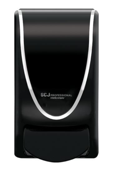 Dispenser Deb transparant - zwart - chroom - 1 st