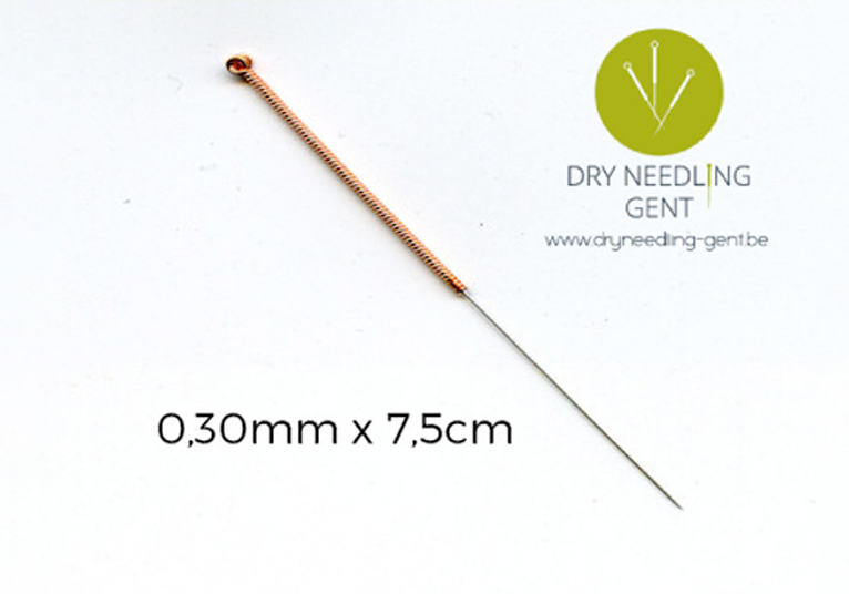 Dry Needling Gent - Naalden - 0.30 mm x 75 mm - 100st