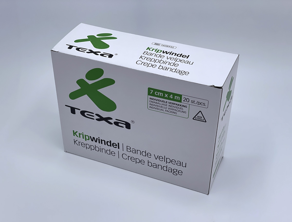 Texa® kripwindels 80 gr - 7 cm x 4 m - 20 st
