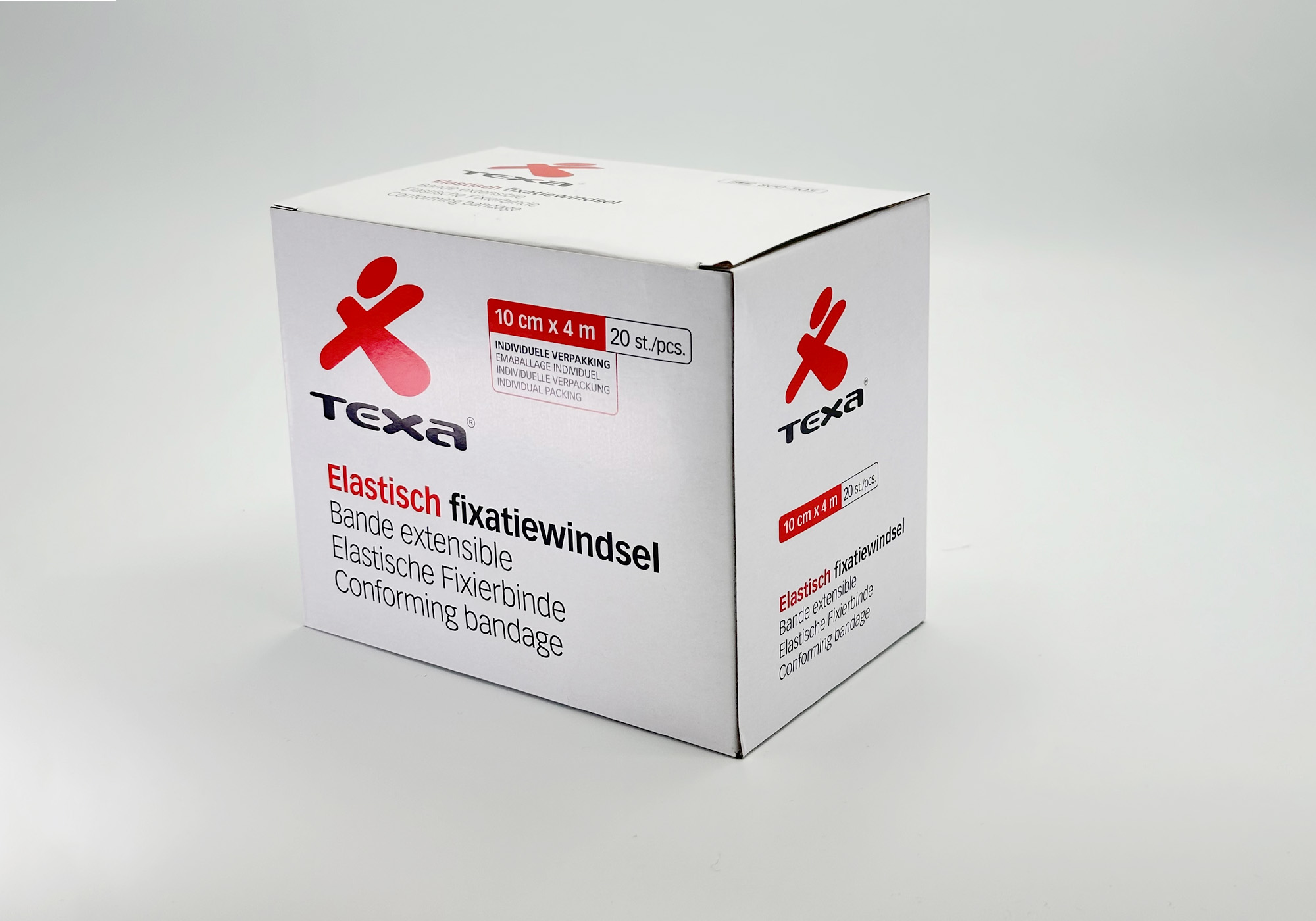 Texa elastische fixatiewindels - cello - 10 cm x 4 m - 1 x 20 st