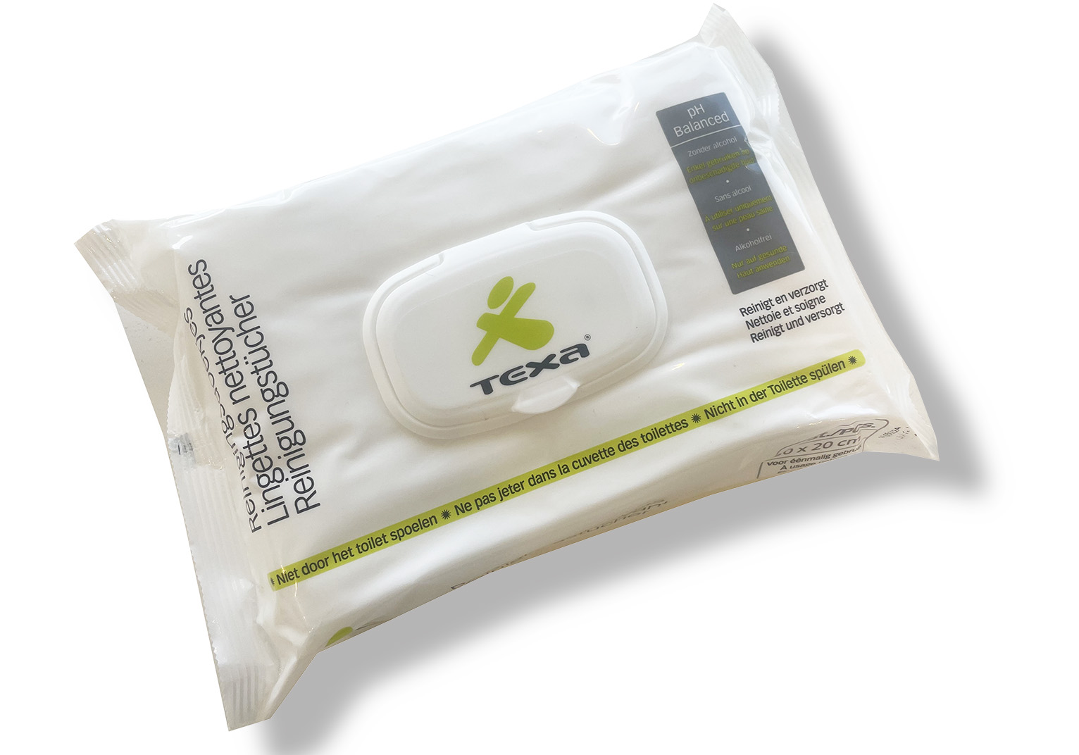 Texa reinigingsdoekjes - 23 x 33 cm - 12 x 64 st