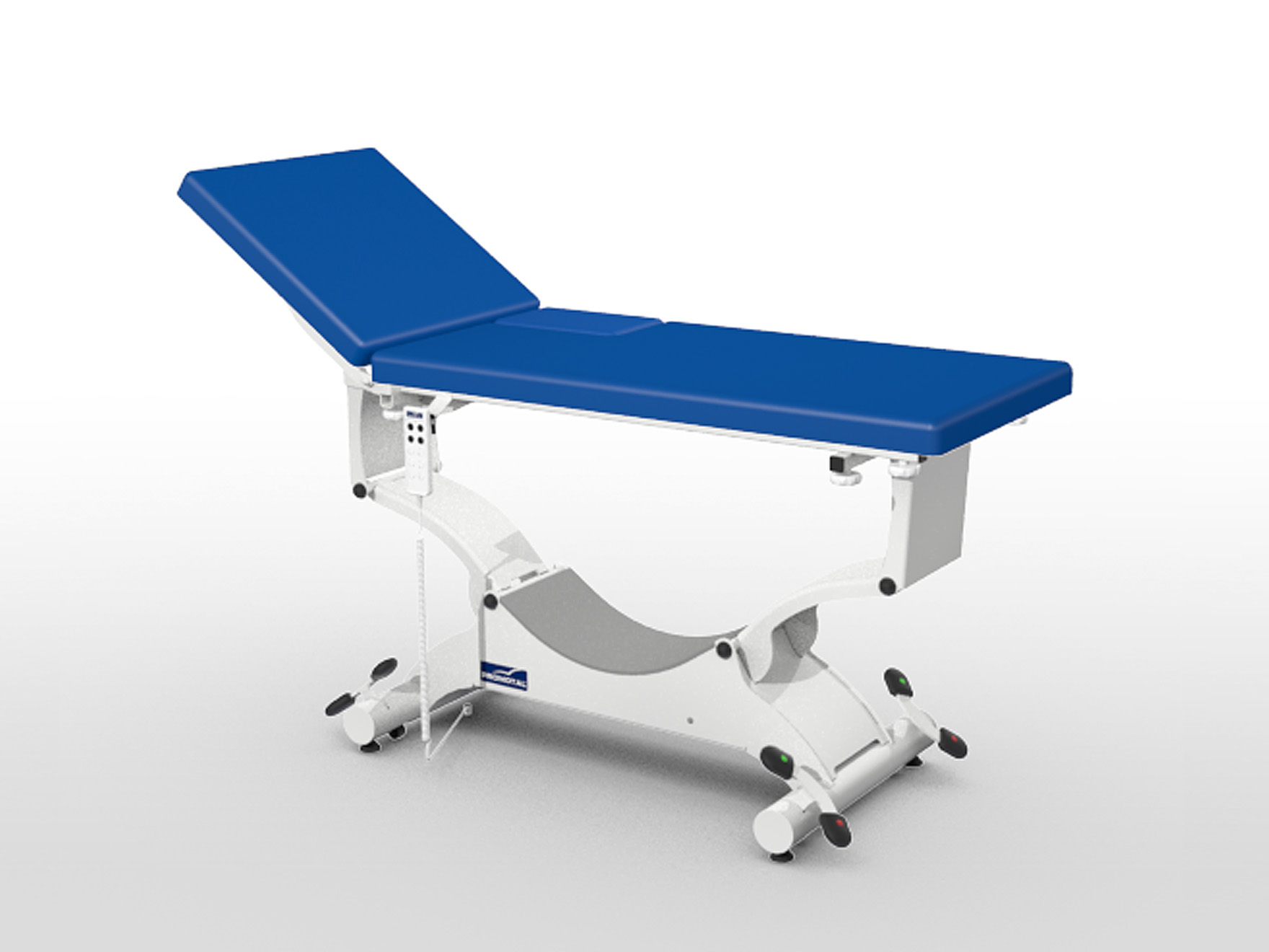 Onderzoekstafel Quest Cardio - wielhefsysteem - elektrisch hoogteverstelbaar - trendelenburg verstelling - papierrolhouder - 1 st