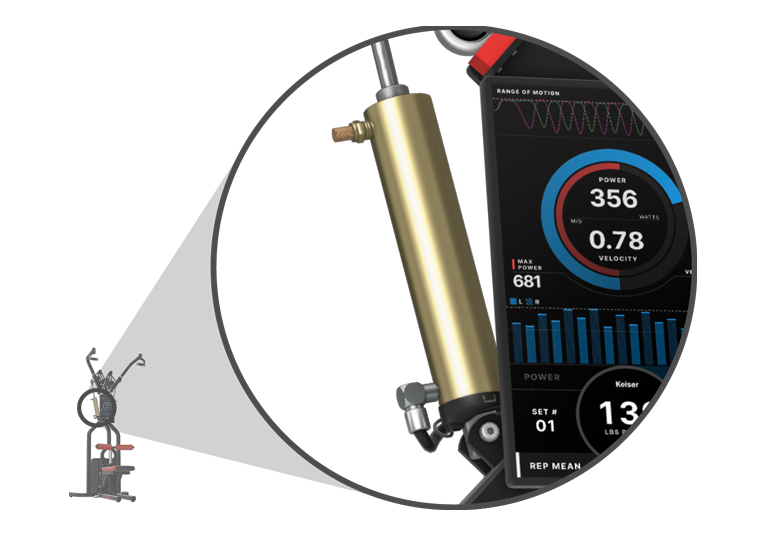 Keiser A400 Lateral Pull Down-BLK