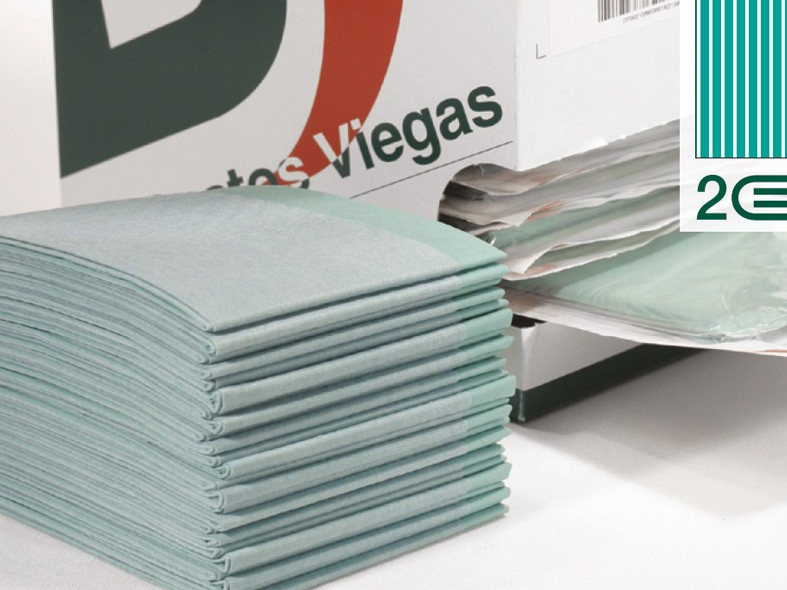Steriele velden 45 x 75 cm - 2-lagig - absorberend non-woven + PE film - 1 x 50 st