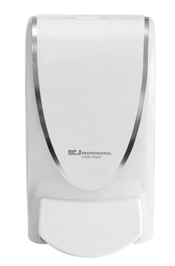 Dispenser Deb transparant - wit - chroom - 1 st