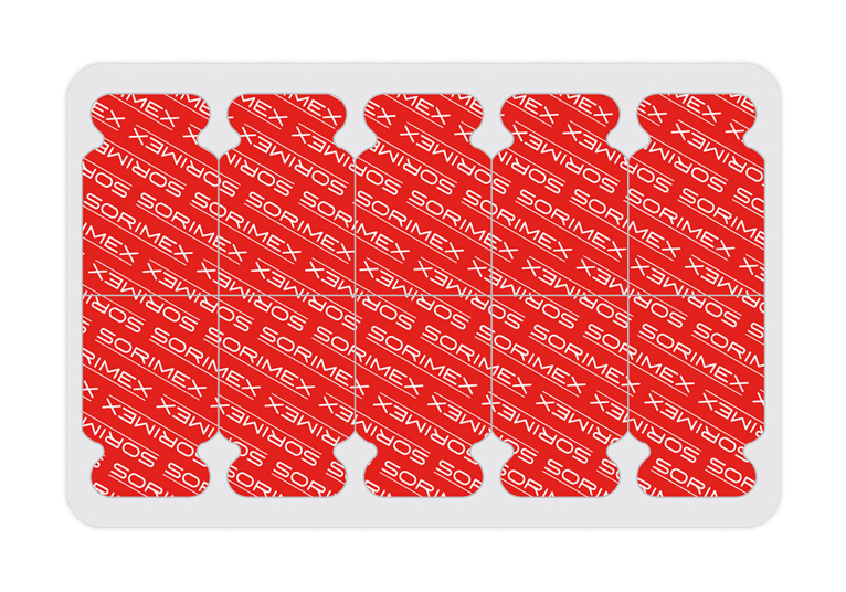 ECG Elektroden - TAB - hydrogel - adult - 34x23mm - 10x100 st